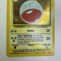 Electrode Holo 2/64 Jungle No Symbol Error 1999 WOTC Pokemon Card LP - Image 3