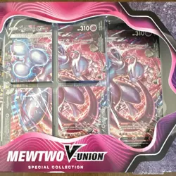 Pokemon Mewtwo V-Union Special Collection Box 16 Cards English TCG 2021 - Image 4