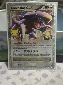 HOLO Garchomp C 145/147 NM/M Pokemon 25th Celebrations Secret Rare Classic Card - Image 1