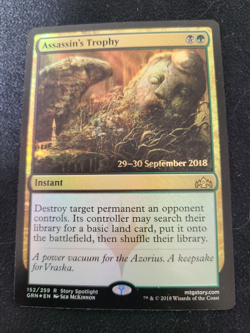 MTG Assassin's Trophy Near Mint Foil Promos: Prerelease Cards - Image 1