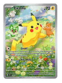 Pokemon Card TCG - Pikachu SVP 088 Black Star Promo 88 Paldea Adventure Chest NM - Image 1