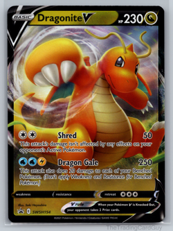 Dragonite V SWSH154 NM Promo Rare Pokemon Card - Image 1