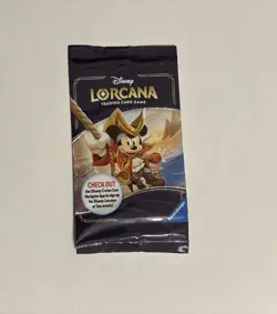 Disney Cruise Treasure Exclusive Promo Lorcana Mickey Mouse Captain Card Sealed - Image 1