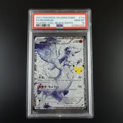 PSA 10 Reshiram 113 Pokemon Celebrations Classic Collection Holo Graded Card - Image 1