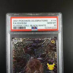 PSA 10 Zekrom 114 Pokemon Celebrations Classic Collection Holo Graded Card - Image 2