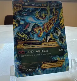 Pokemon Mega M Charizard EX TCG Secret Ultra Rare Holo Card XY Flashfire 108/106 - Image 2