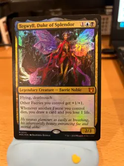 Tegwyll, Duke of Splendor - FOIL - Wilds of Eldraine: Commander, NM [Magic MTG] - Image 1