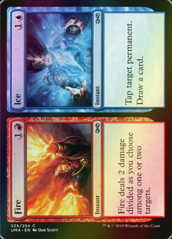 MTG Fire // Ice Foil ** Ultimate Masters ** English (NM) - Image 1