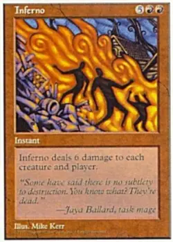 1 x Inferno - Fifth Edition - NM-Mint - MTG - Image 1
