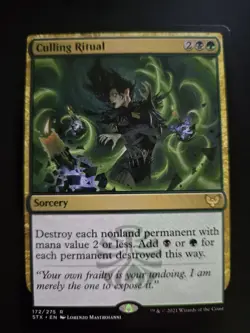 Culling Ritual NM Strixhaven: School Of Mages MTG FREE SHIPPING - Image 1