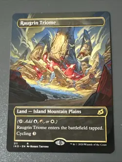 Raugrin Triome Borderless Showcase X1 Ikoria NM Condition See Pics Front Back - Image 1