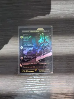 Summon: Primal Odin (Borderless) Final Fantasy Foil - Image 1