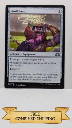 Skullclamp Commander: Tarkir: Dragonstorm Regular - Image 1