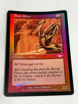 Foil - Blade Sliver (Legions, Uncommon, English, 2003) MTG LP - Image 1