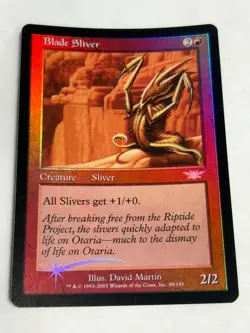Foil - Blade Sliver (Legions, Uncommon, English, 2003) MTG LP - Image 2