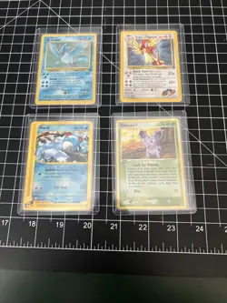 Pokemon TCG Card Bundle ($35+ Value) - Holo Rare Articuno, Holo Nidoran, Koga’s. - Image 2
