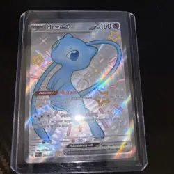 Pokemon TCG Mew EX 216/091 Paldean Fates Full Art Shiny Ultra Rare - Image 1