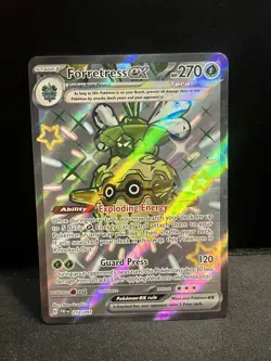 Pokemon - Forretress ex - 212/091 - Paldean Fates - Holo - Shiny Ultra Rare NM - Image 1