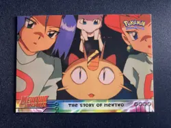 1999 Topps Pokemon The First Movie The Story of Mewtwo 24 Black Logo - Image 1