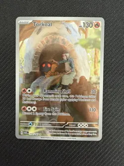 Torkoal 172/167 Illustration Rare | Twilight Masquerade Pokemon Card NM - Image 1
