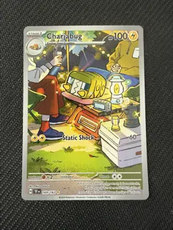 Charjabug 169/162 Illustration Rare - Temporal Forces - Pokemon TCG NM - Image 1