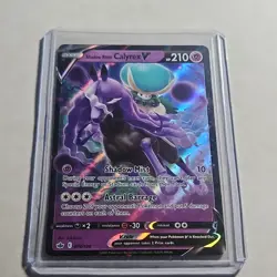 Pokemon Shadow Rider Calyrex V 074/198 Chilling Reign Ultra Rare Holo English - Image 1