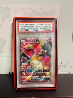 Charizard GX SM60 FULL ART ULTRA RARE Burning Shadows Promo Pokemon 2017 PSA 10 - Image 1
