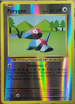 Porygon Reverse Holo - 71/108 - XY Evolutions Pokemon 2016 - Image 1