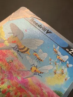 Pokemon Beedrill V #161/189 Alternative Art Astral Radiance NM - Image 5