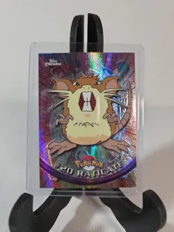 2000 TOPPS CHROME POKEMON T.V. SPECTRA #20 RATICATE - Image 1
