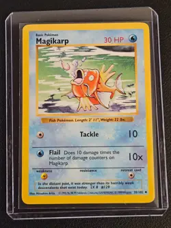 Magikarp 35/102 Shadowless Pokemon 1999 WOTC Unlimited Base Set - Image 3