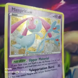 Mesprit LV. 50 - Pokemon Mysterious Treasures 14/123 Holo Rare - Image 3