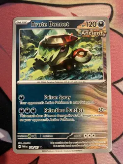 Pokemon TCG Twilight Masquerade Brute Bonnet 118/167 - Image 1