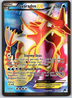 Pokemon - Gyarados EX (Full Art) XY - BREAKpoint #114/122 -- [Lightly played] - Image 1