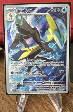 Pokemon TCG - Inteleon Illustration Rare 142/132 - Mega Evolution NM - Image 1