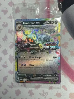 POKEMON SEALED UMBREON EX 060/131 PRISMATIC SURPRISE BOX STAMPED PROMO - Image 1