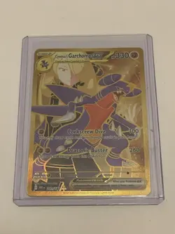 NM-Mint Cynthia's Garchomp ex - 241/182 - Hyper Rare Pokemon Destined Rivals - Image 1