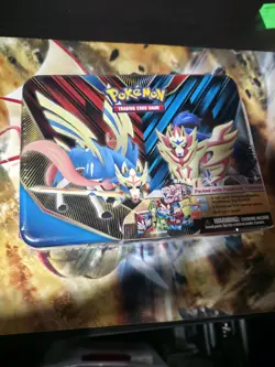 Pokemon TCG 2020 Spring Collector's Chest Lunch Box Tin Sword & Shield SEALED - Image 1