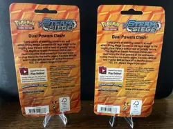 Pokemon TCG XY Steam Siege 2016 Promo Blister Pack Lucario & Floette Set Sealed - Image 2