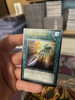 Yugioh! Wonder Wand GENF Ultimate Rare Misprint Holo Foil Shift - Image 1
