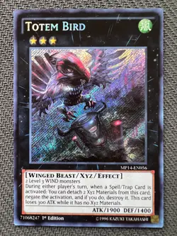Yugioh Totem Bird 1st Edition Secret Rare MP14-EN056 NM - Image 1