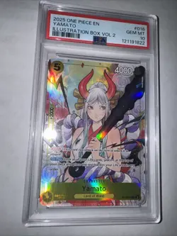 2025 Yamato Illustration Box Vol. 2 #016 ST13-016 One Piece EN Foil PSA 10 - Image 2