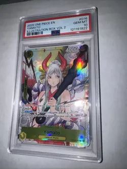 2025 Yamato Illustration Box Vol. 2 #016 ST13-016 One Piece EN Foil PSA 10 - Image 3