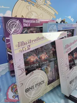 One Piece TCG Illustration Box Vol.1-4 Bundle,English Version Factory Sealed New - Image 4