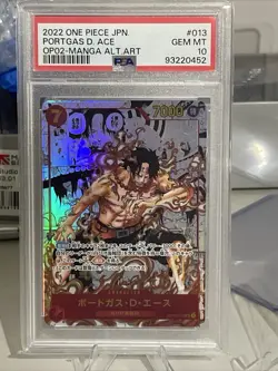 PSA 10 Luffy Ace And Shanks Manga Alt Art Emperors in the New World ONE PIECE - Image 5