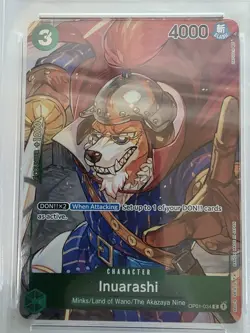 One Piece TCG - Inuarashi Box Topper OP01-034 - English PSA 10 - Image 3