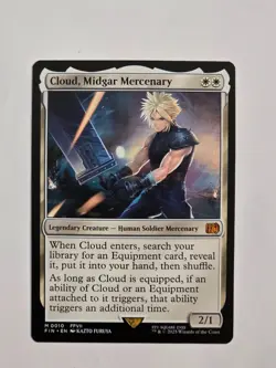 Cloud, Midgar Mercenary M0010 Regular Final Fantasy Magic the Gathering - Image 1