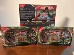 Pokemon Mega Venusaur ex Premium Collection new Sealed Lot of 3 - Image 2