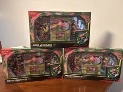 Pokemon Mega Venusaur ex Premium Collection new Sealed Lot of 3 - Image 1