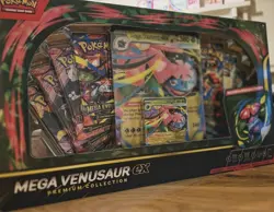 Pokemon TCG Mega Venusaur Ex Premium Collection NEW SEALED - Image 1